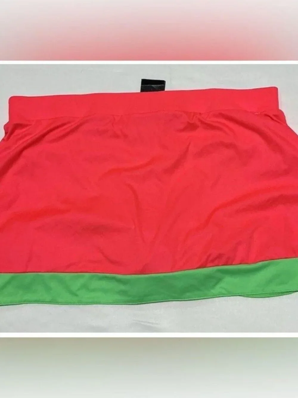 Adidas‎ Climalite Skort Womens Medium Pink Green Tennis Golf Activewear